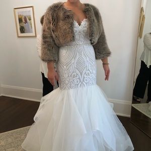 Faux Fur cropped jacket